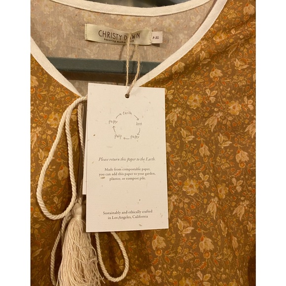 NWT The Paloma Dress Biscotti Cosmos Floral P-XL Sold Out - Picture 10 of 11